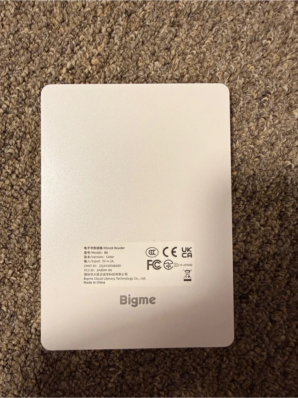 Bigme B6 Color eReader - Picture 3 of 3